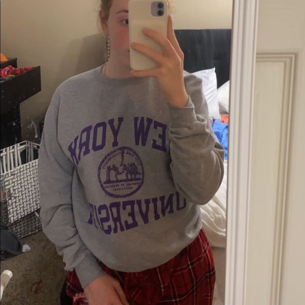 new york university crewneck